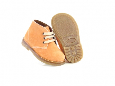 Ghete copii Lui Shoes, cod 3G1719, seria CREP, portocaliu, piele naturala