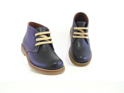 Ghete copii Lui Shoes, cod 3G1738, seria CREP, bleumarin, piele naturala