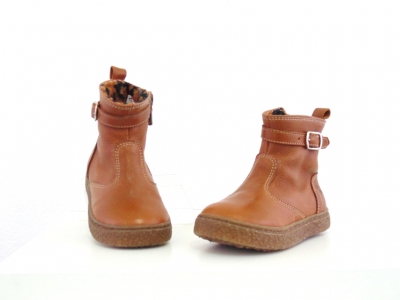 Cizme copii Lui Shoes, cod 3C282, seria RITA, maro, piele naturala