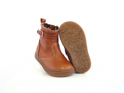 Cizme copii Lui Shoes, cod 3C282, seria RITA, maro, piele naturala