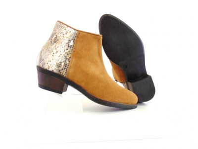 Ghete femei Lui Shoes, cod 2G843, seria SANDRA, maro deschis, piele naturala