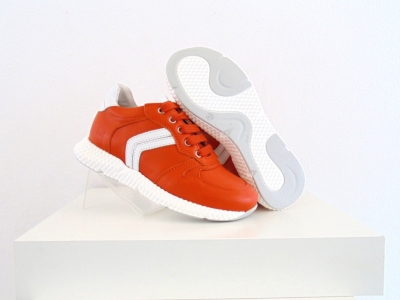Pantofi sport copii Lui Shoes, cod 3A581, seria TOM, portocaliu, piele naturala