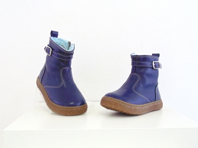 Cizme copii Lui Shoes, cod 3C285, seria RITA, bleumarin, piele naturala