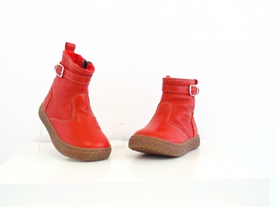 Cizme copii fete Lui Shoes, cod 6C385, seria RITA, rosu, piele naturala