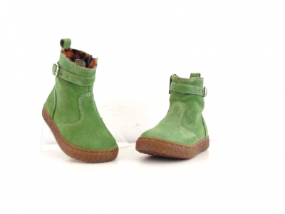 Cizme copii Lui Shoes, cod 3C293, seria RITA, verde, piele naturala
