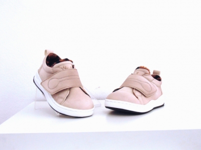 Pantofi sport copii Lui Shoes, cod 3A584, seria PUPPY, bej, piele naturala