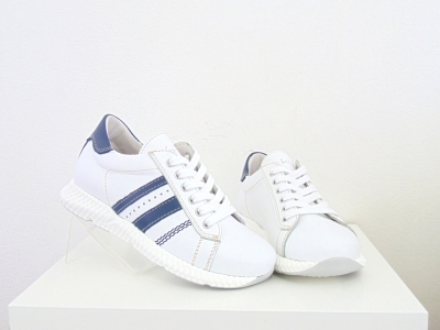 Pantofi sport copii Lui Shoes, cod 3A586, seria ANDOS, alb, piele naturala