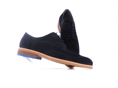 Pantofi barbati Lui Shoes, cod 1P539, seria DANY, bleumarin, piele naturala