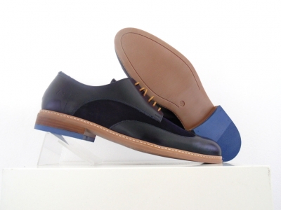 Pantofi barbati Lui Shoes, cod 1P541, seria DANY, bleumarin, piele naturala