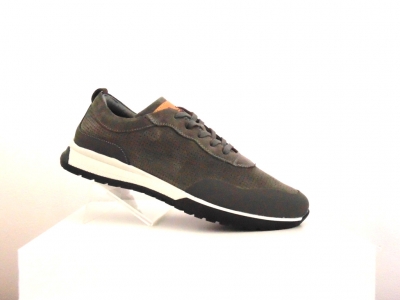Pantofi sport barbati Lui Shoes, cod 1A648, seria ONDA, gri, piele naturala