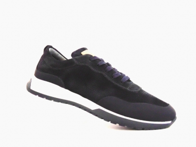 Pantofi sport barbati Lui Shoes, cod 1A649, seria ONDA, bleumarin, piele naturala