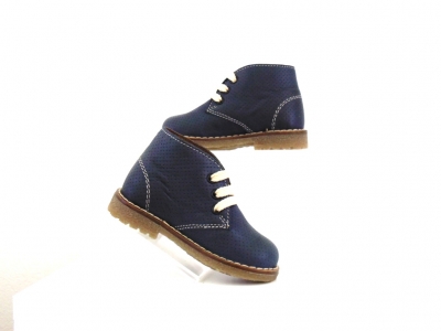 Ghete copii Lui Shoes, cod 3G1764, seria CREP, bleumarin, piele naturala