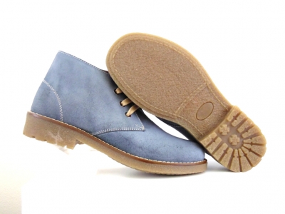 Ghete femei Lui Shoes, cod 2G881, seria CREP, albastru, piele naturala