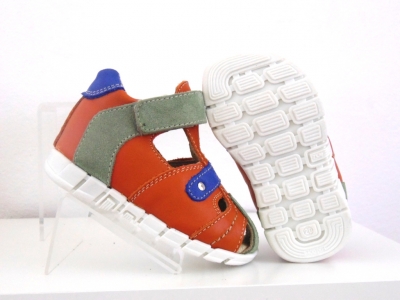 Sandale bebe Lui Shoes, cod 8S1, seria SIMBA, multicolor, piele naturala
