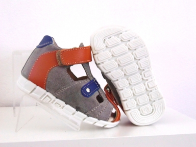 Sandale bebe Lui Shoes, cod 8S3, seria SIMBA, multicolor, piele naturala