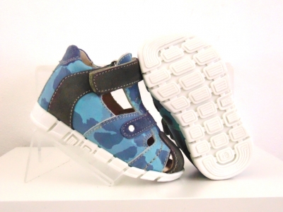 Sandale copii LM, cod 3S260, seria SIMBA, albastru, piele naturala