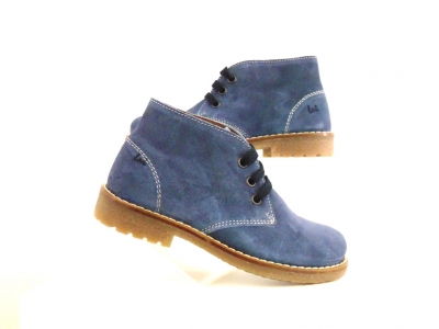 Ghete copii Lui Shoes, cod 3G1776, seria CREP, albastru, piele naturala
