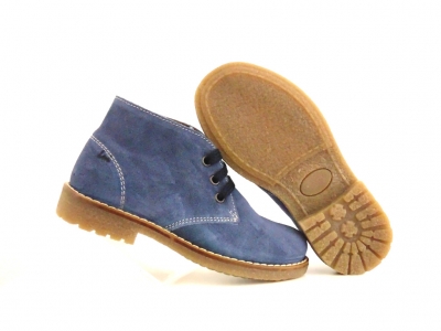 Ghete copii Lui Shoes, cod 3G1776, seria CREP, albastru, piele naturala