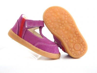Pantofi copii Lui Shoes, cod 3P35, seria FIRST STEPS, purpuriu, piele naturala