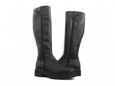 Cizme femei Lui Shoes, cod 2C697, seria TOSCA S, khaki, piele naturala