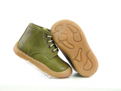 Ghete bebe Lui Shoes, cod 8G2, seria BABY, khaki, piele naturala