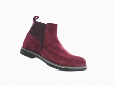 Botine femei Lui Shoes, cod 2B8, seria HELI F, bordo, piele naturala