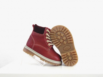 Ghete copii Lui Shoes, cod 3G1950, seria TIMMY, bordo, piele naturala