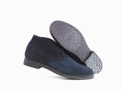 Botine barbati Lui Shoes, cod 1B2, seria TORO, bleumarin, piele naturala