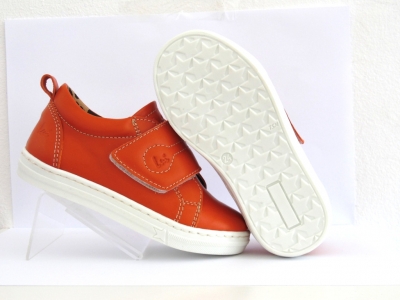 Pantofi sport copii Lui Shoes, cod 3A620, seria PUPPY, portocaliu, piele naturala