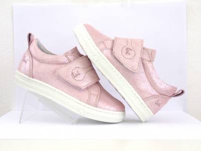 Pantofi sport copii Lui Shoes, cod 3A621, seria PUPPY, roz pal, piele naturala