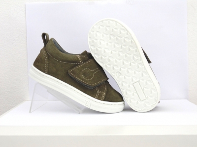 Pantofi sport copii Lui Shoes, cod 3A627, seria PUPPY, khaki, piele naturala