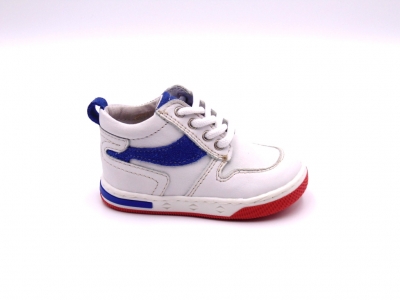 Pantofi sport copii Lui Shoes, cod 3A638, seria DAFFY, alb, piele naturala