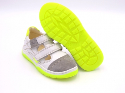 Pantofi sport copii Lui Shoes, cod 3A648, seria SANDY, alb, piele naturala