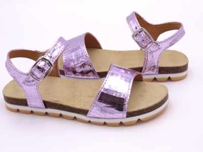 Sandale copii Lui Shoes, cod 3S291, seria ELSA, purpuriu, piele naturala