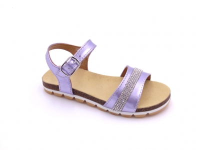 Sandale copii fete Lui Shoes, cod 6S160, seria ELSA, purpuriu, piele naturala