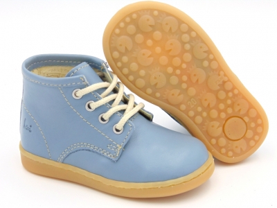 Ghete copii Lui Shoes, cod 3G1975, seria BABY, albastru, piele naturala