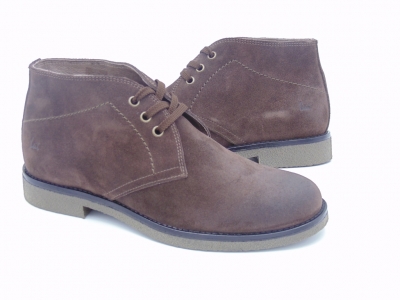 Botine barbati Lui Shoes, cod 1B4, seria TORO, maro inchis, piele naturala