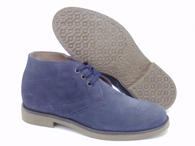 Botine barbati Lui Shoes, cod 1B9, seria TORO, bleumarin, piele naturala