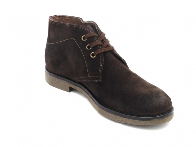 Botine barbati Lui Shoes, cod 1B11, seria TORO, maro inchis, piele naturala