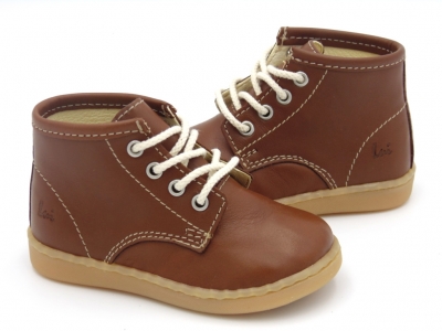 Ghete copii Lui Shoes, cod 3G1991, seria BABY, maro inchis, piele naturala