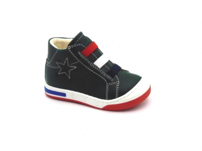 Pantofi sport copii Lui Shoes, cod 3A712, seria HEART K, verde, piele naturala