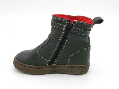 Cizme copii Lui Shoes, cod 3C302, seria RITA, khaki, piele naturala