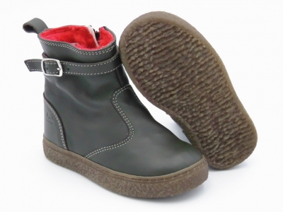 Cizme copii Lui Shoes, cod 3C302, seria RITA, khaki, piele naturala