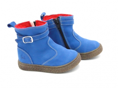 Cizme copii Lui Shoes, cod 3C304, seria RITA, albastru, piele naturala