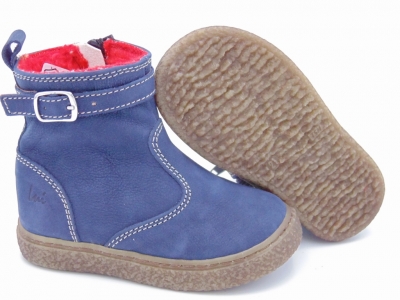 Cizme copii Lui Shoes, cod 3C306, seria RITA, bleumarin, piele naturala