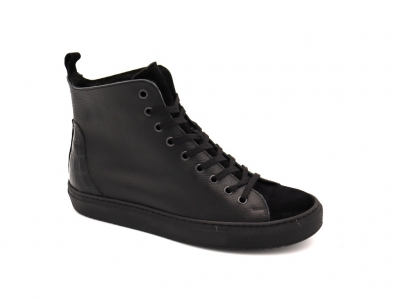 Pantofi sport barbati Lui Shoes, cod 1A690, seria WOSE, negru, piele naturala
