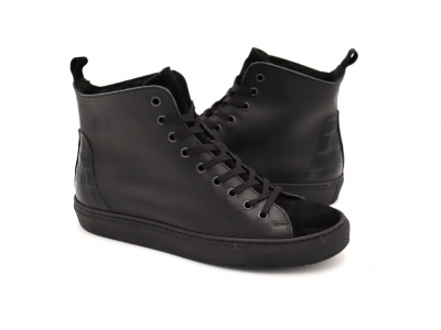 Pantofi sport barbati Lui Shoes, cod 1A690, seria WOSE, negru, piele naturala