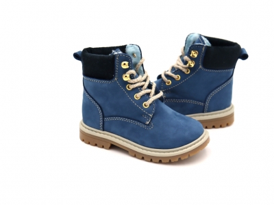 Ghete copii Lui Shoes, cod 3G2006, seria TIMMY, albastru, piele naturala