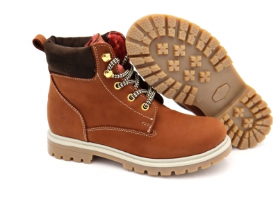 Ghete copii Lui Shoes, cod 3G2013, seria TIMMY, maro inchis, piele naturala