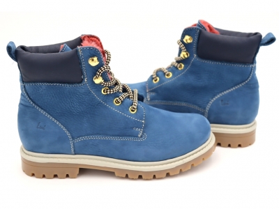 Ghete copii Lui Shoes, cod 3G2025, seria TIMMY, albastru, piele naturala